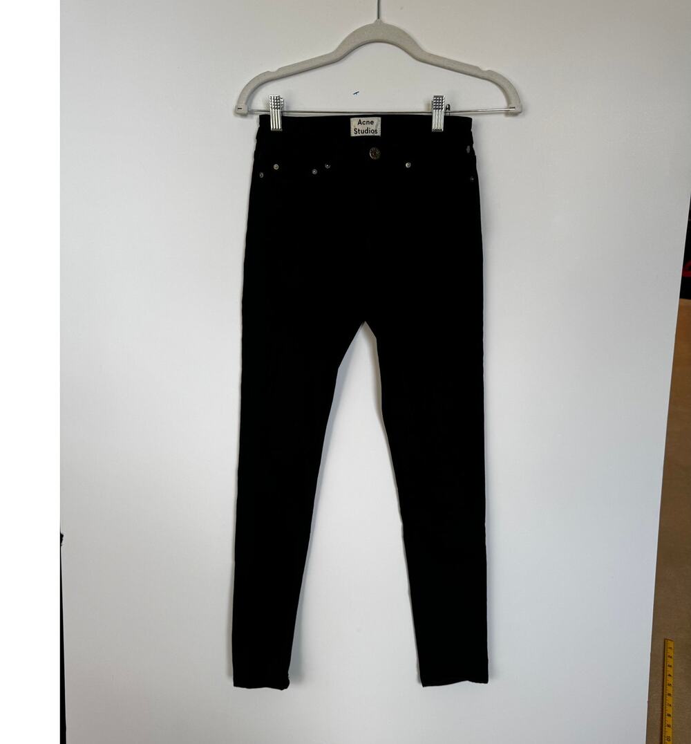 Acne Studios Skin 5 Black Classic Jeans Women W25 / L34 90s y2k minimalist